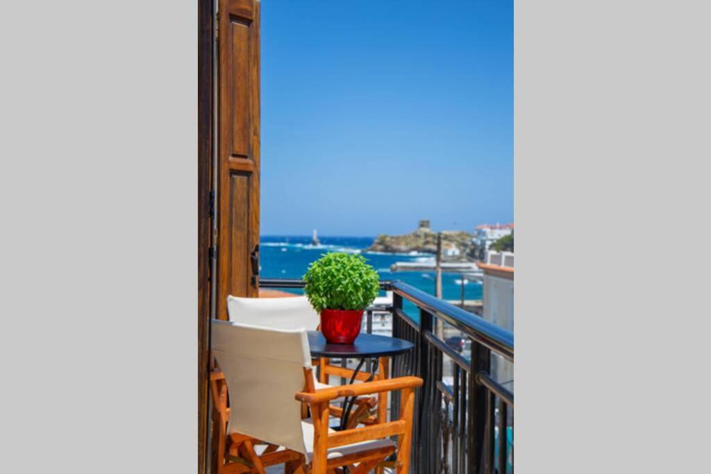 Seaview Stylish Flat In Andros - Walk To Beach Esterno foto